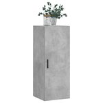 vidaXL Armoire murale gris béton 34 5x34x90 cm