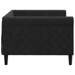 vidaXL Lit de repos noir 90x200 cm velours
