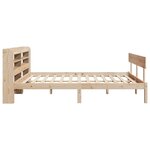 vidaXL Cadre de lit sans matelas 135x190 cm bois de pin massif