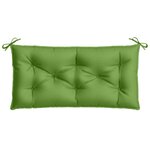 vidaXL Coussins de banc de jardin lot de 2 vert mélangé tissu