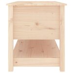 vidaXL Table basse 102x49x55 cm Bois massif de pin