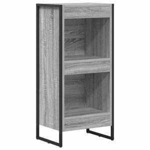 vidaXL Bibliothèque Gris Sonoma 80 x 30 x 155 cm Bois d'ingénierie
