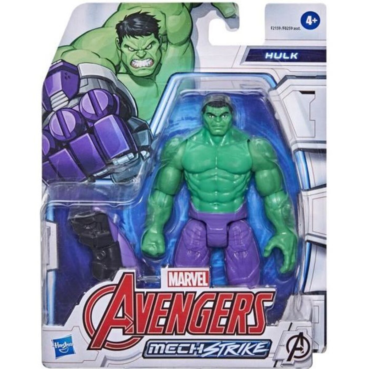 Marvel avengers - mech strike - figurine articulée hulk de 15 cm avec  accessoire de combat - pour enfants - a partir de 4 ans - La Poste