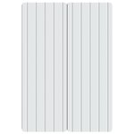 vidaXL Armoire Murale Blanc 66 x 34 5 x 92 cm Bois d'ingénierie