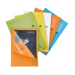 Paquet De 25 Chemises À Fenêtre Forever 130g/m2 - Coloris Pastel Assortis - 22x31cm - Couleurs Assorties - X 16 - Exacompta