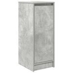 vidaXL Armoire à chaussures gris béton 29 5x34x76 cm bois d'ingénierie