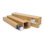 Caisse carton longue simple cannelure raja 100x25x25 cm (lot de 15)