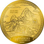 Pièce de monnaie en Or 10 Dollars g 0.311 Millésime 2024 Seven Wonders of the Modern World MACCHU PICCHU