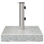 vidaXL Pied de parasol Gris 41 x 41 x 37 cm Granite
