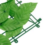 vidaXL Écran de balcon avec feuilles vert 200x100 cm