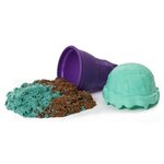 Kinetic sand - sable magique - cornet de glace sable parfume 113g - sable cinétique et coloré a modeler - 6058757 - jouet 3 ans