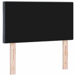 vidaXL Tête de Lit LED Geometric Manuel Gris foncé 80 cm Velours
