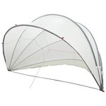 vidaXL Dôme de piscine Gris et orange 546 x 516 x 250 cm