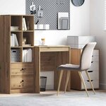 vidaXL Bureau chêne artisanal 60 x 50 x 76 cm Bois d'ingénierie