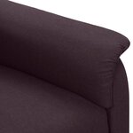 vidaXL Fauteuil inclinable Violet Tissu