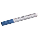Crayon - feutre acrylique  bleu azur  Pointe ronde 2 - 4mm  avec soupape