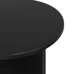 vidaXL Ensemble de tables d'appoint 2 Pièces Chêne noir Bois d’ingénierie