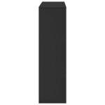 vidaXL Bibliothèque/Séparateur de pièce noir 100x33x115 cm