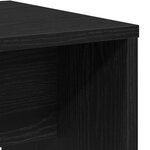 vidaXL Tabouret de coiffeuse Chêne noir 70x35x45 cm Bois d'ingénierie