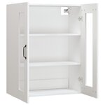 vidaXL Armoire murale suspendue Blanc 69 5x34x90 cm