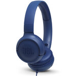 JBL T500BLU Casque Filaire - Câble plat anti-noeuds