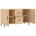 vidaXL Buffet chêne sonoma 100x36x60 cm bois d'ingénierie