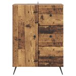 vidaXL Buffet Bois ancien 66 x 34 5 x 90 cm Bois d'ingénierie