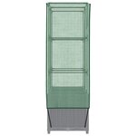 vidaXL Jardinière surélevée avec housse aspect rotin 80x40x138 cm