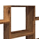 vidaXL Étagère murale vieux bois 159x18x66 cm bois d'ingénierie