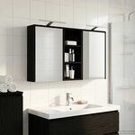 vidaXL Ensemble de Meubles de Salle de Bain 3 Pièces 116 x 16 x 62 5 cm