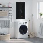vidaXL Armoire murale noir 34 5x34x90 cm