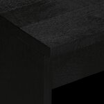 vidaXL Buffet noir 60x33x75 cm bois d'ingénierie