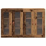 vidaXL Meuble mural 2 Pièces Bois ancien 69 5 x 34 x 90 cm