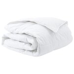 vidaXL Couettes et Duvets Blanc 200 x 220 cm Bas