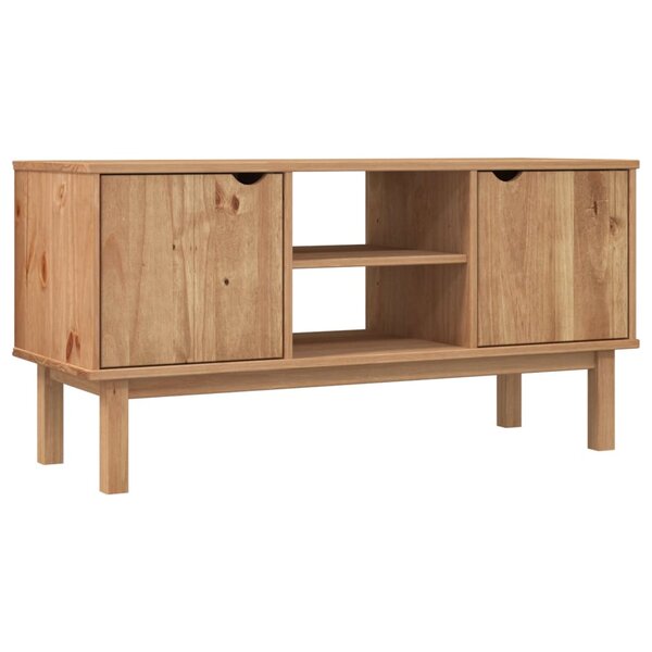vidaXL Meuble TV OTTA 113 5x43x57 cm Bois de pin massif