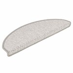vidaXL Tapis d'escalier autocollants aspect sisal 15 Pièces 65x21x4 cm