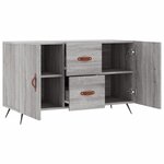 vidaXL Buffet sonoma gris 100x36x60 cm bois d'ingénierie