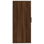 vidaXL Meuble TV mural Chêne marron 40x34 5x80 cm