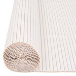Vidaxl clôture de jardin double face 150 x 500 cm blanc