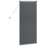 vidaXL Store de Fenêtre Gris foncé 80 x 130 cm Aluminium