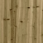 vidaXL Canapé central avec coussins bois de pin imprégné