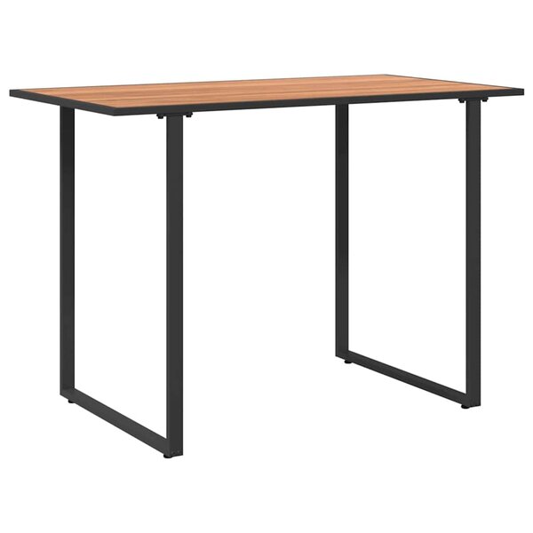 vidaXL Table de Jardin Marron 100 x 55 x 70 cm Acier et DPC