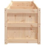 vidaXL Jardinière 180x50x50 cm bois de pin massif