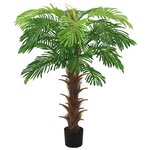 vidaXL Palmier Cycas artificiel avec pot 140 cm Vert