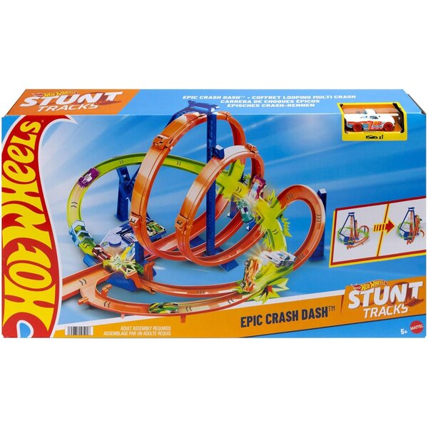 Mattel HTP55 - Hot Wheels - Coffret Looping Multi Crash