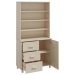 vidaXL Buffet HAMAR Bois massif de pin Marron miel