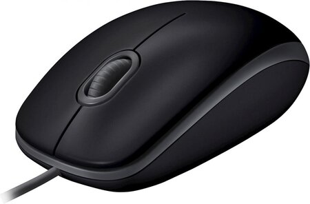 Souris filaire logitech b110 silent usb (noir)