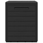 vidaXL Boîte de stockage jardin Anthracite 58 5x46x55 cm Polypropylène