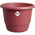Pot de fleurs Amiga Rond 40 - Rouge Ø 39 x hauteur 29 cm - Extérieur 100  recyclé