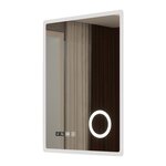 Miroir décoration moderne design LED pour salle de bain 80 x 60 cm blanc 03_0010169